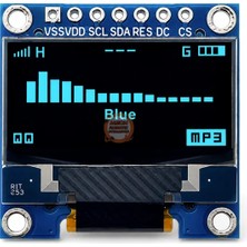 Meon Robotik Otomasyon 0.96 Inç OLED Ekran 128X64 7 Pin Spı Mavi