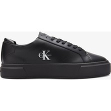 Calvin Klein Basket Cupsole Lace Up  Kadın Siyah Sneaker