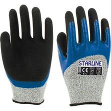 Starline E-135620 Kesilmeye Dirençli Nitril Eldiven No:10 12LI