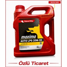 Petrol Ofisi Maxima 20W-50-LPG 4 Litre Motor Yağı ( Üretim Yılı :2026)