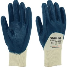 Starline E-205-B Mavi Nitril Eldiven No:9 12LI