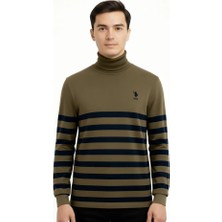 U.S. Polo Assn. Erkek Haki Sweatshirt 50270883-VR027