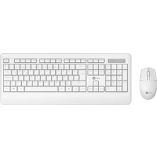Lenovo Lecoo KW202 Q Türkçe Kablosuz Beyaz Klavye + Mouse Seti