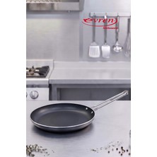 EVREN MUTFAK 28 cm Chef Krep Tava, Horeca Non-Stick Krep Tavası 28 cm