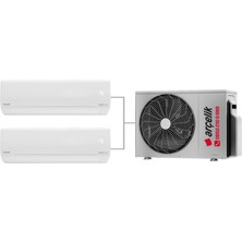 Arçelik 1+2 Multi Sistem Klima / 36100 Md Pro Dış Ünite (12 Btu Beyaz + 24 Btu Beyaz Iç Üniteler)