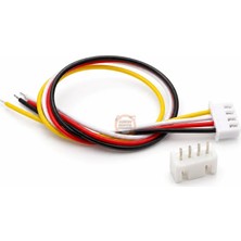 Meon Robotik Otomasyon Jst-Xh Konnektör 4 Pin 2.54MM 26AWG 20CM – Dişi Kablo ve Erkek Pcb Soket Seti