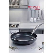 EVREN MUTFAK 32 cm Bistro Maksi Tava, Horeca Non-Stick Maksi Kızartma Tavası 32 cm