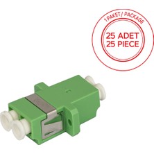 Alfafonet Lc/apc Dubleks Singlemode Fiber Optik Adaptör 1 Paket - 25 Adet