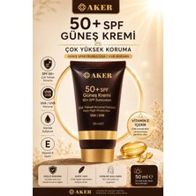 Aker 50+ Spf Güneş Kremi 50 ml