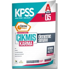 İnformal Yayınları KPSS 2026 ÖSYM Arşivi Çıkmış Soru Karma Genel Yetenek Genel Kültür D. Çözümlü Deneme 10/5. Kitapçık