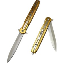 Bbox Dagger Style Folding Knife Gold