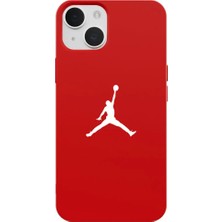 Casen iPhone 14 Kırmızı Lansman Renkli Silikon Premium Basketbol Kılıf