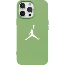 Casen iPhone 12 Pro Yeşil Lansman Renkli Silikon Premium Basketbol Kılıf