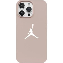 Casen iPhone 14 Pro Pudra Lansman Renkli Silikon Premium Basketbol Kılıf