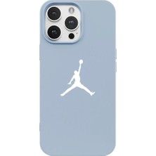 Casen iPhone 11 Pro Mavi Lansman Renkli Silikon Premium Basketbol Kılıf