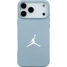Casen iPhone 17 Pro Max Bebe Mavisi Lansman Renkli Silikon Premium Basketbol Kılıf