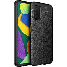 Zore Galaxy A03S Kılıf Deri Görünümlü Silikon Kamera Korumalı Üstün Koruma Ern