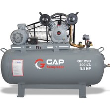 GAP Kompresör Pistonlu Hava Kompresörü 300 Lt 5.5 Hp