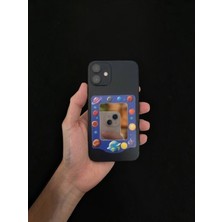 Deryora Pratik Yapışkanlı Telefon Arkası Aynası Hediye Süpriz(Ayna)