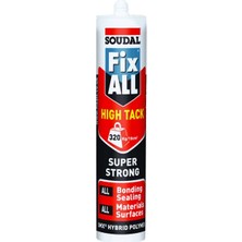 Soudal Fix All High Tack 320KG Polimer Çok Güçlü Yapıştırıcı 290ML Beyaz