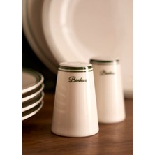 Bella Maison Bonheur Porselen Tuzluk-Biberlik Seti Yeşil (8 Cm)