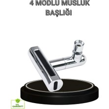 Herşey Trend 4 Fonksiyonlu Musluk Başlığı 360 Derece Dönebilen ve Su Tasarruflu