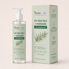 Seos Care Çay Ağacı Özlü & Niasinamid Yüz Yıkama Jeli 200 ml