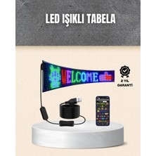 Herşey Trend Rgb Kayar Yazılı LED Reklam Ekranı – USB Bağlantılı Esnek Tasarım