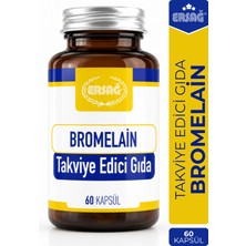 Ersağ Bromelain Takviye Edici Gıda 60 Kapsül