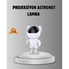 Herşey Trend Astronot Galaksi Projeksiyon Lambası Bluetooth Bağlantılı ve Uzaktan Kontrollü