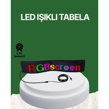 Herşey Trend USB Girişli Rgb LED Tabela Ayarlanabilir Parlaklık ve Kayan Yazı Özellikli