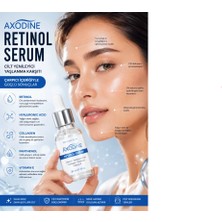 Axodine Retinol Serum Anti-Aging Cilt Yenileyici Yaşlanma Karşıtı, Onarıcı Retinol (A Vitamini) Gece Serumu 30 ML