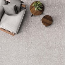 Ege Seramik 600X600 Terrazzo Grı Asg R10 Rektıfıye K:8 - 1 Kutu 1.8 M2