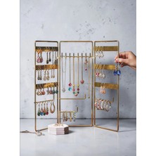 Evstyle Metal Katlanabilir Takı Askısı -Gold Renk