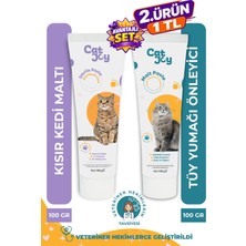 Catjoy 100 gr Setli Malt Macun Tüm Yaş Grupları İçin Kedi Ödülü Türkiye Menşeli