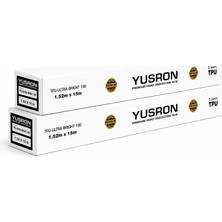 YUSRON 190 Micron Şeffaf PPF Boya Koruma Filmi