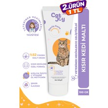 Catjoy Sterile Malt Macun 100 G - Kısırlaştırılmış Kediler Için Vitaminli Tüy Topağı Önleyici Malt