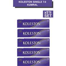Wella Koleston Single Tüp Boya 7/0 Kumral X5'li Set