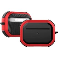 Bezos Airpods Pro 2 (2.nesil) Tank Kılıf - Kırmızı