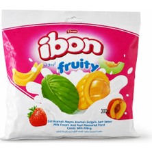 Elvan Ibon Sütlü Meyveli Şeker 300 Gr. (1 Paket)