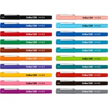 Artline 200 Fine 0.4 mm Ince Uçlu Yazı ve Çizim Kalemi 20'li Set