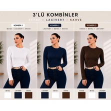 Rd Misstanbul Collection Bisiklet Yaka 3'lü Bayan Badi