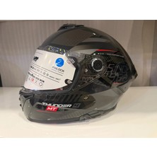 Mt Helmets Kask mt Thunder 4r Sv Luminence D1 Parlak Gri