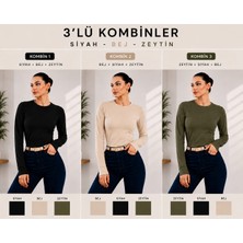 Rd Misstanbul Collection Bisiklet Yaka 3'lü Bayan Badi