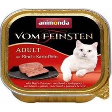Bezos Vom Feinsten Sığır Etli ve Patatesli Yetişkin Kedi Konservesi 100 gr