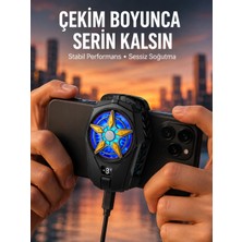 Die Grup Oyunlar Için Telefon Soğutucu – 65-85 mm Uyumlu, Dijital Ekranlı Yeni Nesil