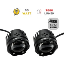 Knmaster Blazıon 80W 3 Renkli Motosiklet LED Sis Farı