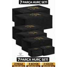 Umbellatum Hurç Organizer Seti 7 Parça | 2 Mega 3 Büyük 2 Küçük | Baza Altı & Dolap Içi Düzenleyici