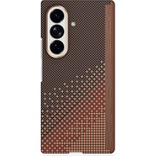 Galaxy Z Fold 8 Ultra Kılıf M-Safe Özellikli Raptic Aramid Skinpro Serenity Serisi Kapak Kahverengi
