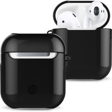 Bezos Airpods 2 (2.nesil) 3in1 Kılıf - Siyah